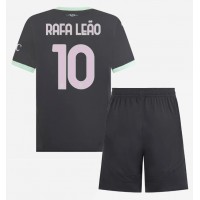 Dětský fotbalový dres AC Milan Rafael Leao #10 2024-25 Třetí Krátký Rukáv (+ trenýrky)